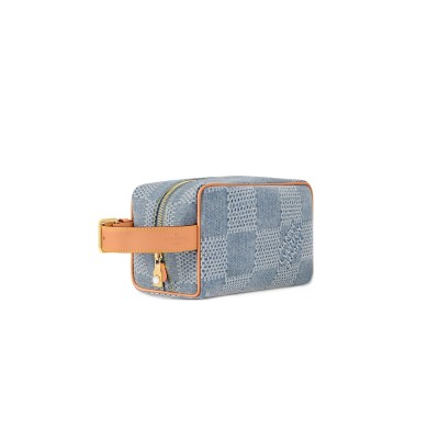 LOUIS VUITTON DENIM LOCKER DOPP KIT N40753 (23*13*12cm)